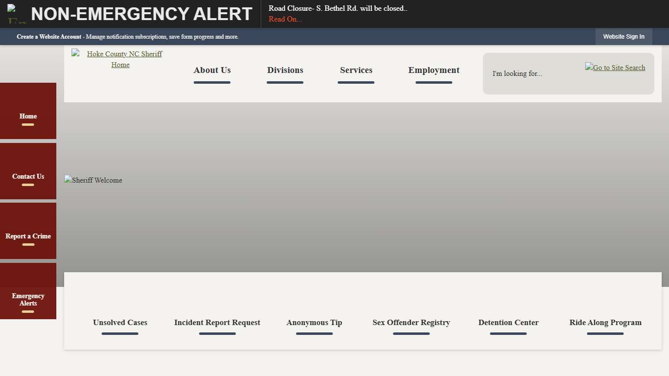 Sheriff's Office | Hoke County, NC - Official Website